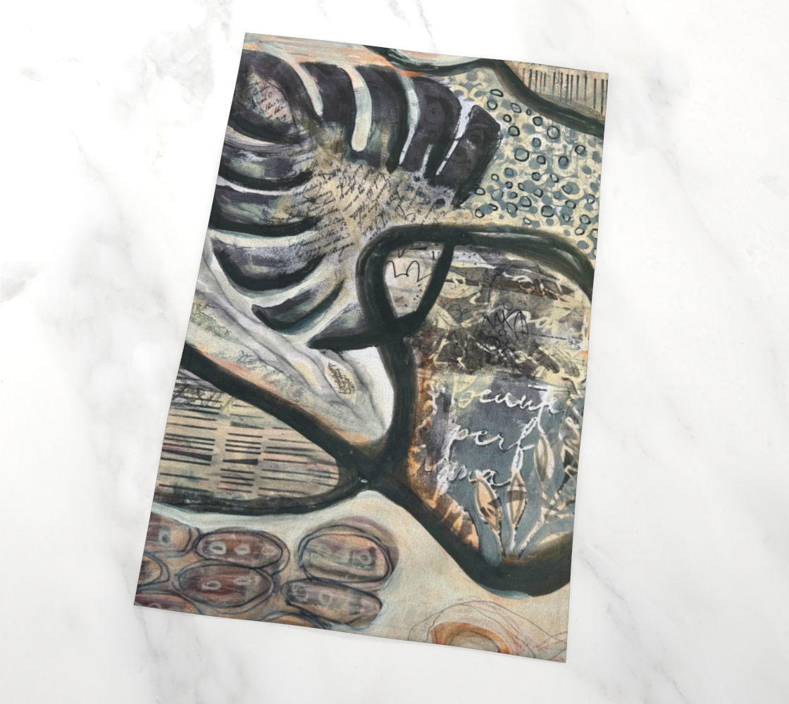 neutral tropic neutral tea towel