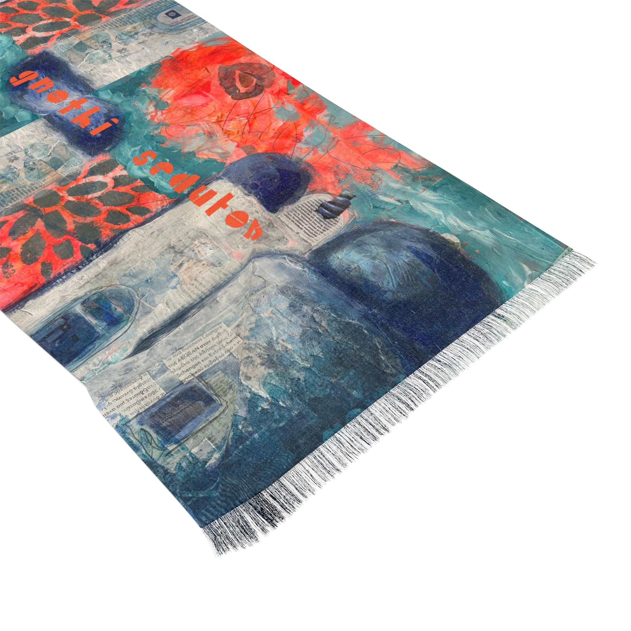 dreaming in Greek: lightweight scarf