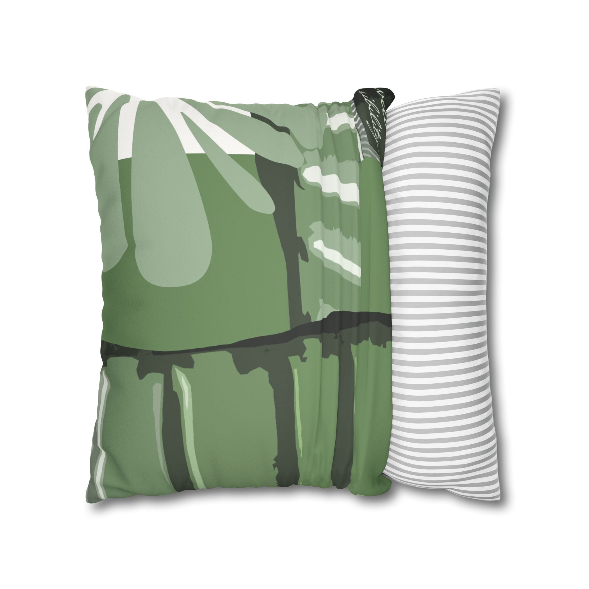 Dwell in Possibility! Faux Suede Square Pillowcase