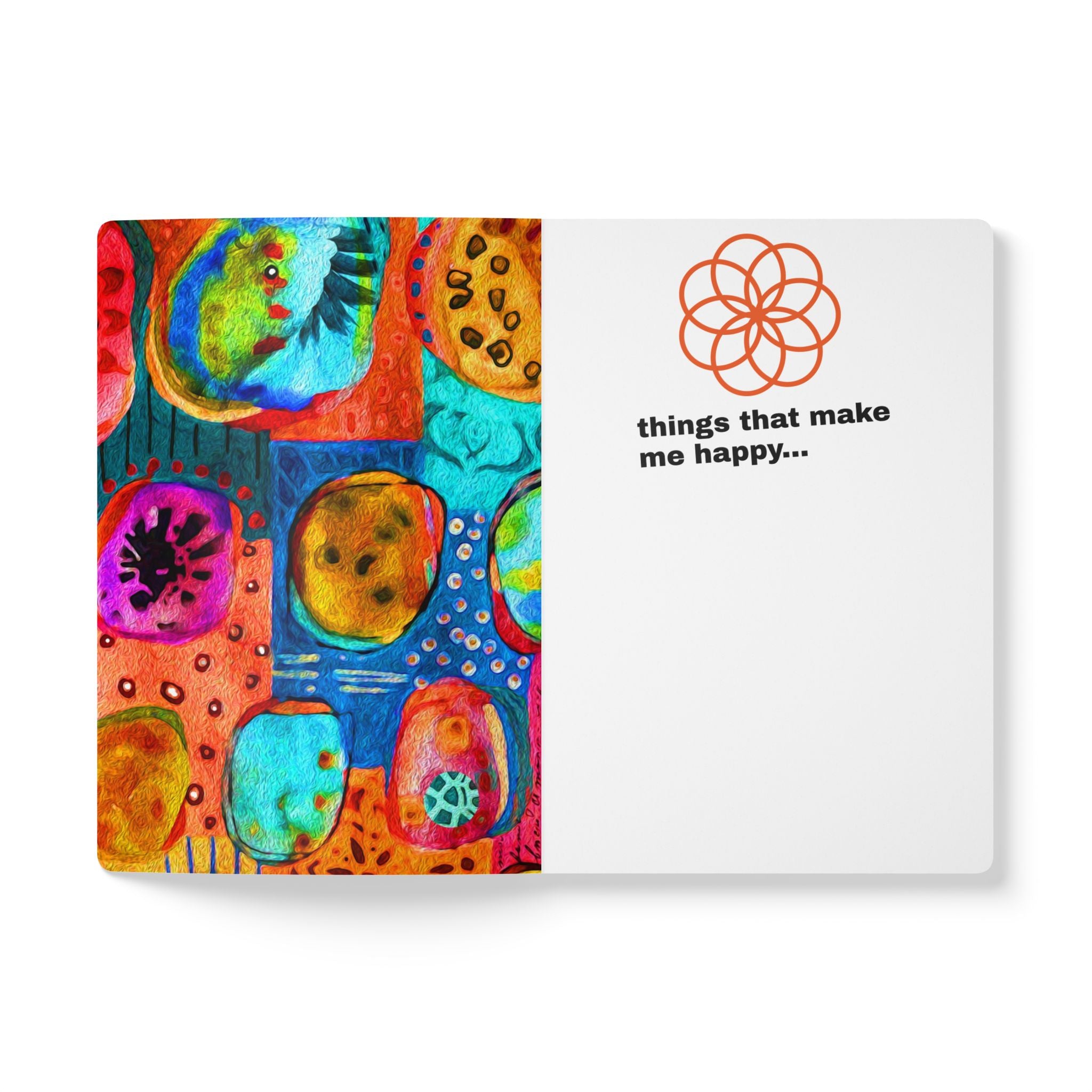 Need a Pick Me Up? Inspirational Softcover Journal — Bold Colorful Affirmations