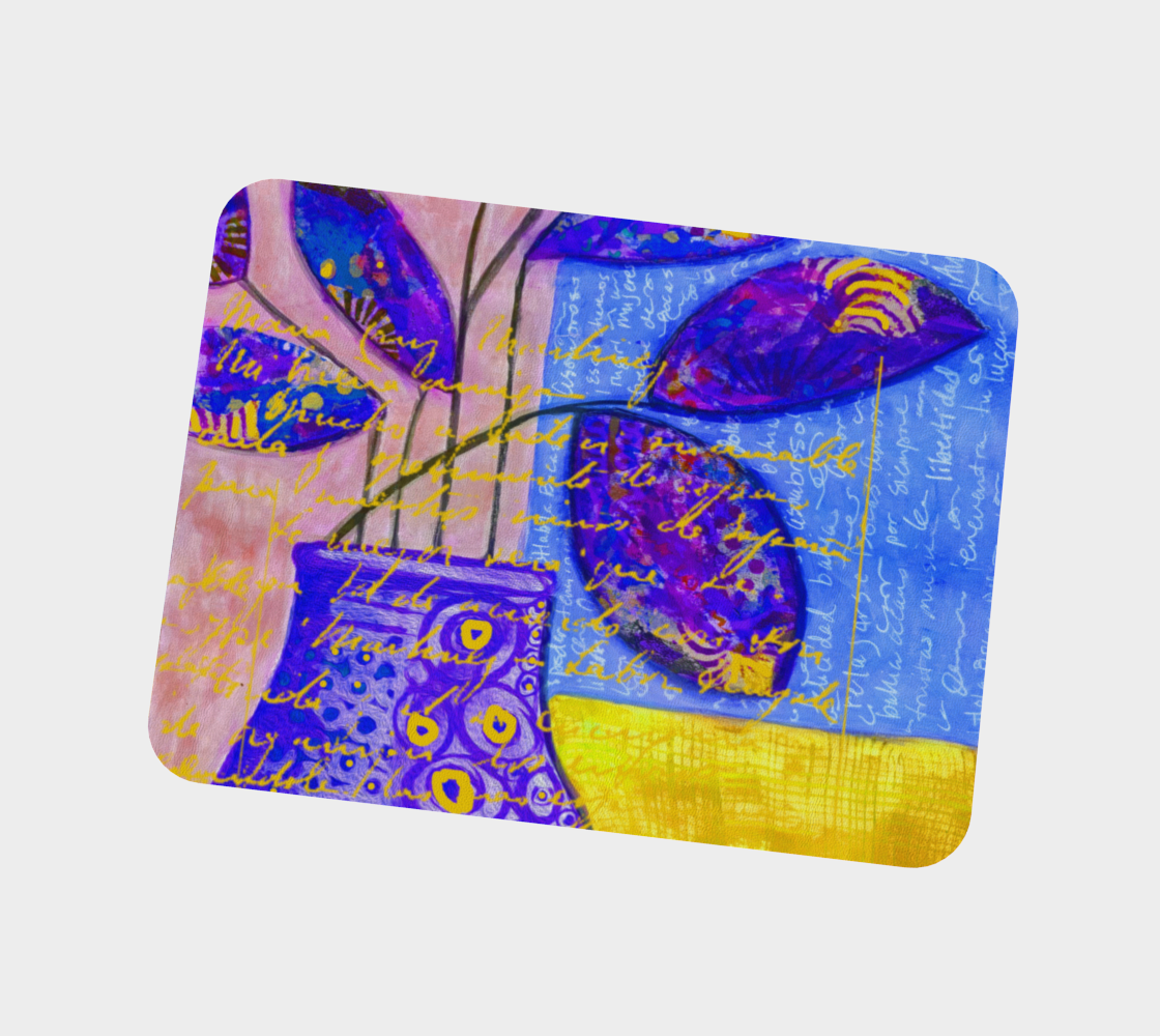 bleu et jaune placemat