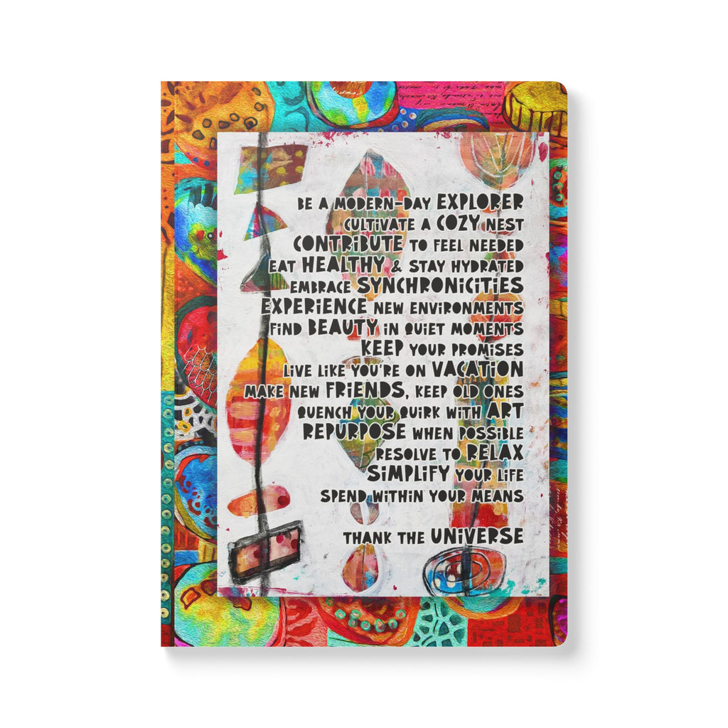 Need a Pick Me Up? Inspirational Softcover Journal — Bold Colorful Affirmations