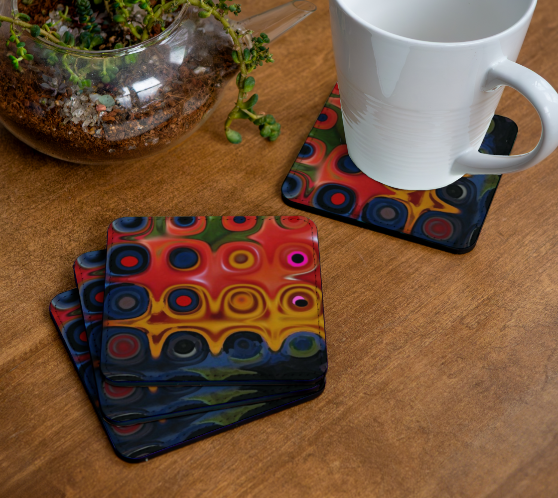 life is a circle coasters