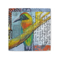 Twill Napkin - Colorful Tropical Bird Collage Print