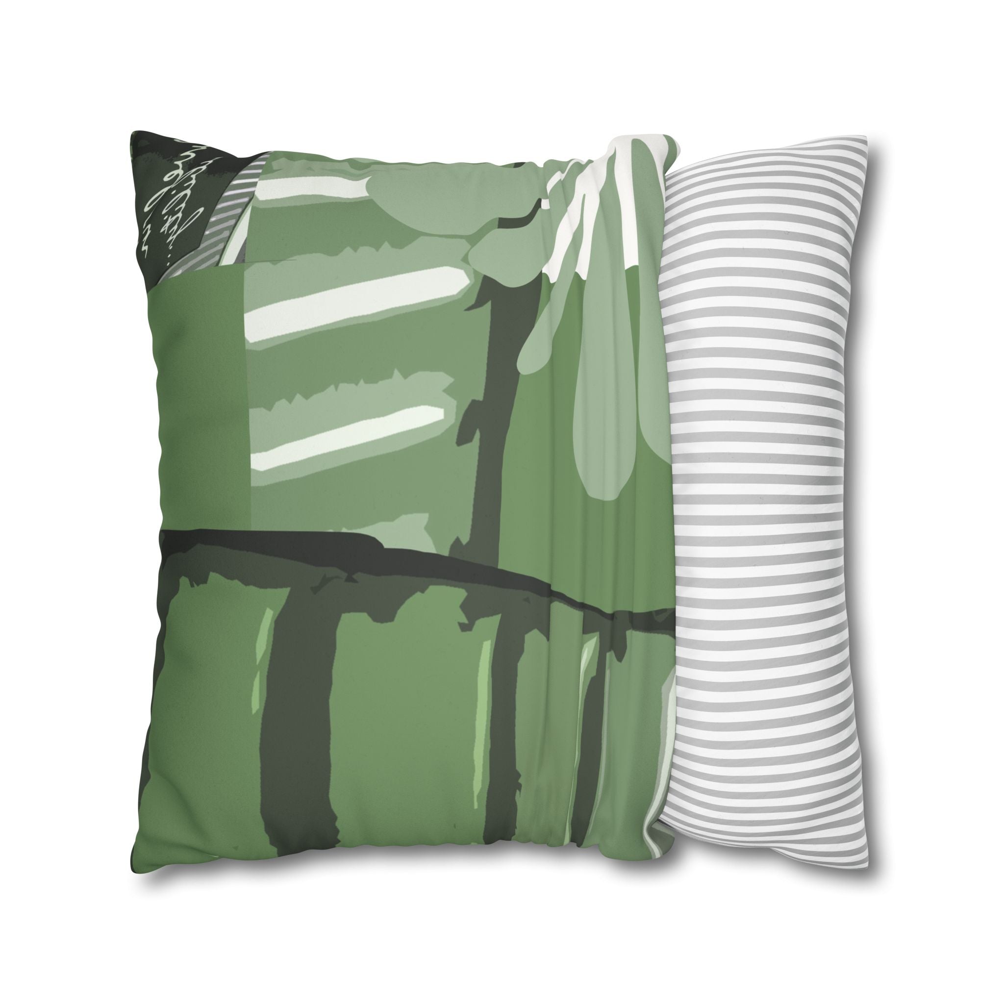 Dwell in Possibility! Faux Suede Square Pillowcase